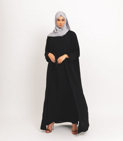 Black 2 Piece Formal Kimono