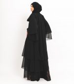 Black Flare Abaya 5