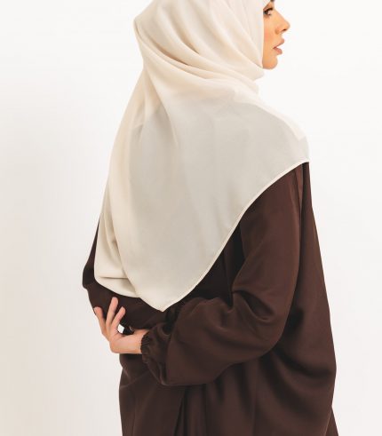 Coffee Brown Butterfly Abaya 5