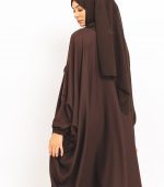 Coffee Brown Butterfly Abaya 7