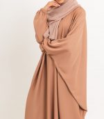 Desert Tan Butterfly Abaya