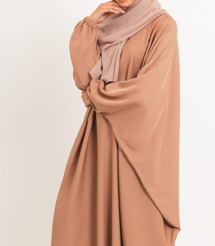 Desert Tan Butterfly Abaya