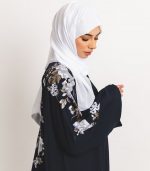 Floral Navy Open Kimono 3