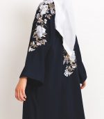 Floral Navy Open Kimono 4