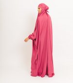 Hot Pink Khimar 3