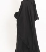 Modest Black Butterfly Abaya 2