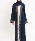 Navy Blue Open Kimono 2