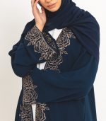 Navy Blue Open Kimono 4