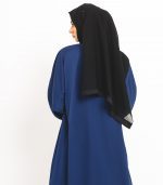 Royal Blue Essential Open Abaya 3