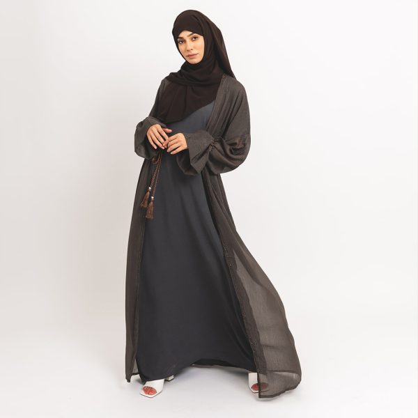 Arabian Nights Abaya with Slip Dress