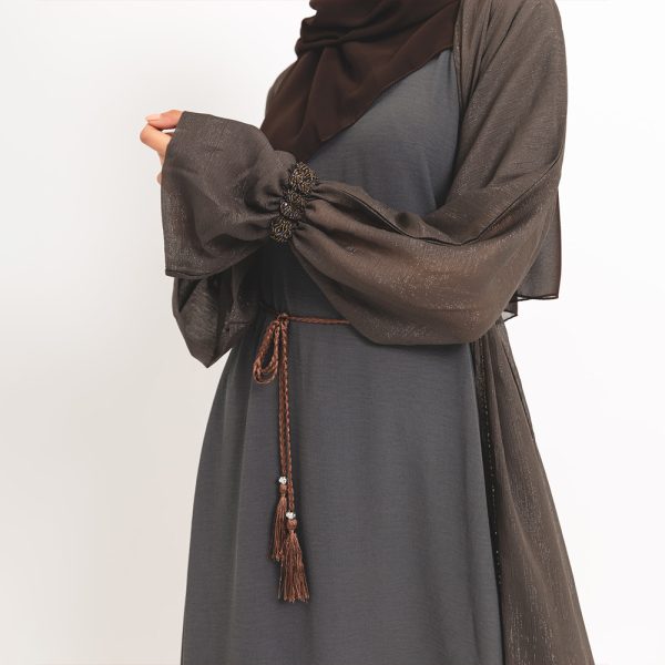 Arabian Nights Abaya with Slip Dress