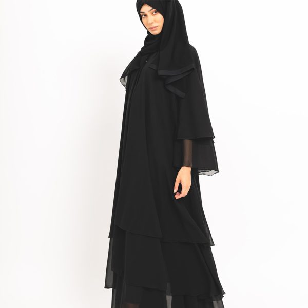 Black Flare Abaya