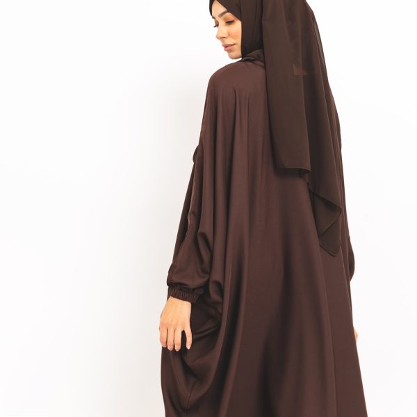 Coffee Brown Butterfly Abaya