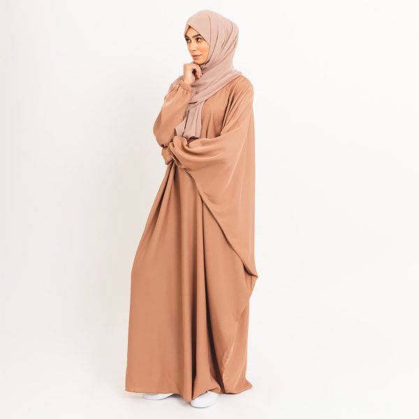 Desert Tan Butterfly Abaya