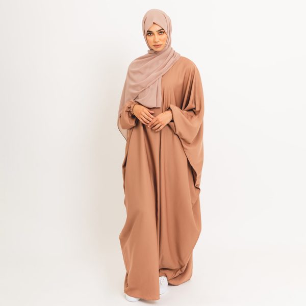 Desert Tan Butterfly Abaya