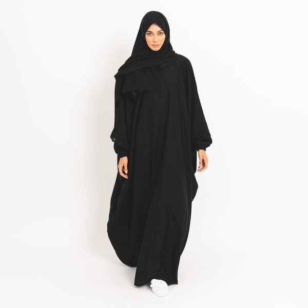 Modest Black Butterfly Abaya