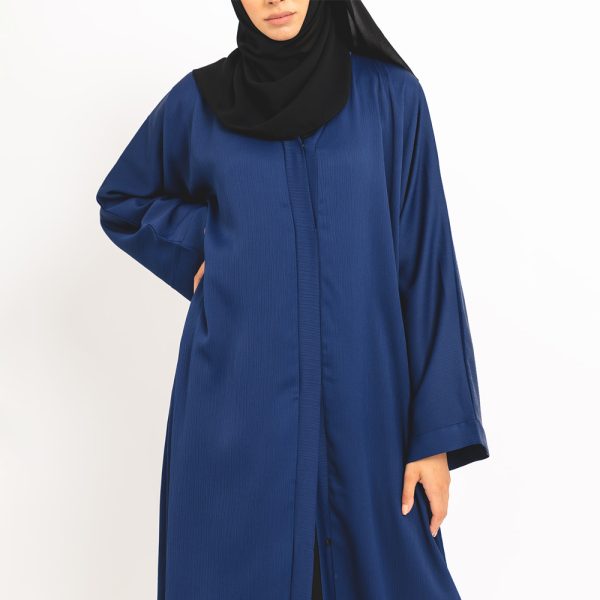 Royal Blue Essential Open Abaya