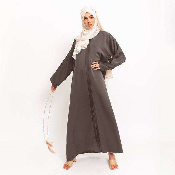 Light Brown Open Abaya